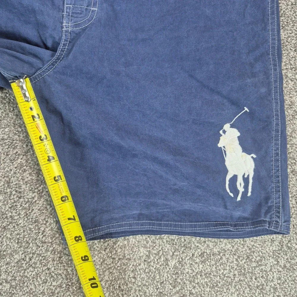 Polo Ralph Lauren Swim Trunks Mens Medium Blue Big Pony Board Shorts